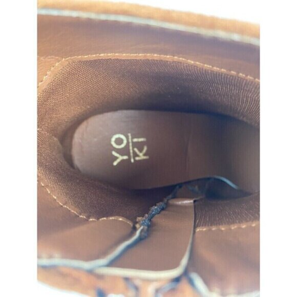 YOKI Women's  Bootie Ankle Boot Goldie Bootie Size 7.5 Muriel Rust Shoes New - Picture 15 of 16